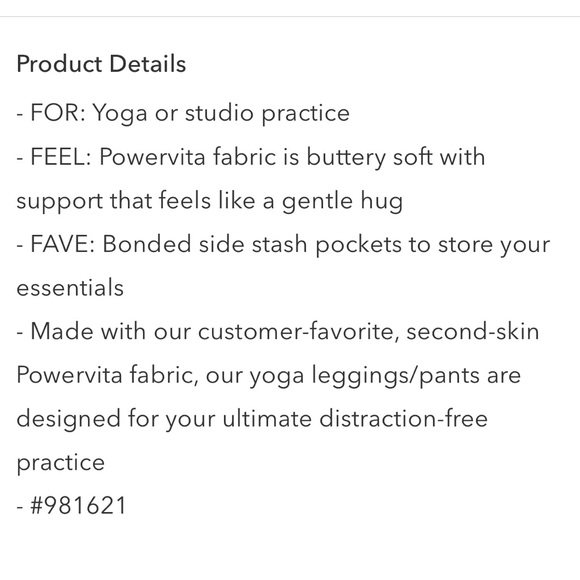 NWT Salutation Stash Serene 7/8 Leggings - Picture 8 of 10